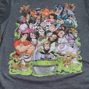 Disney Villains Graphic Tee - Gray